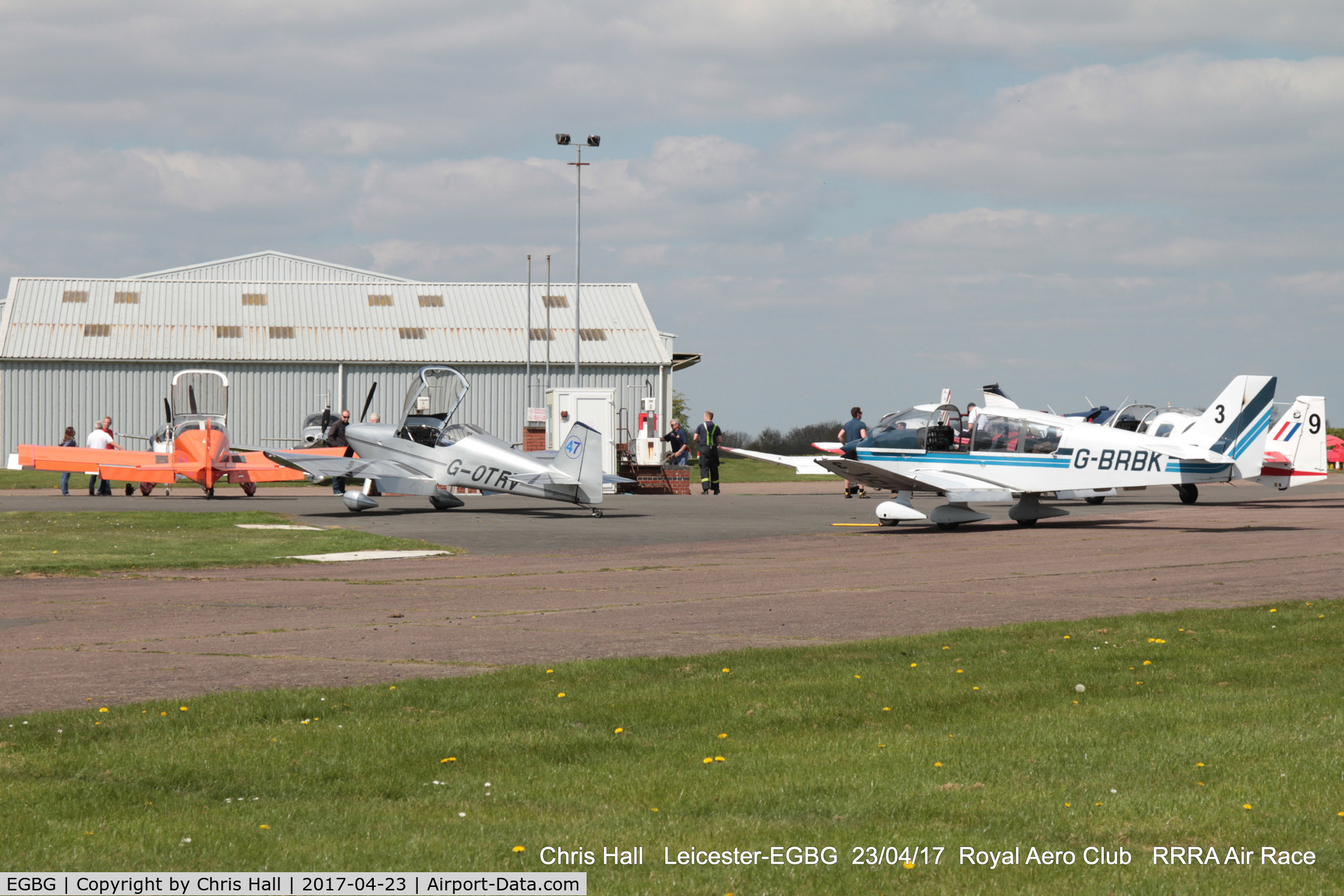 Leicester Airport, Leicester, England United Kingdom (EGBG) - Royal Aero Club 3R's air race at Leicester