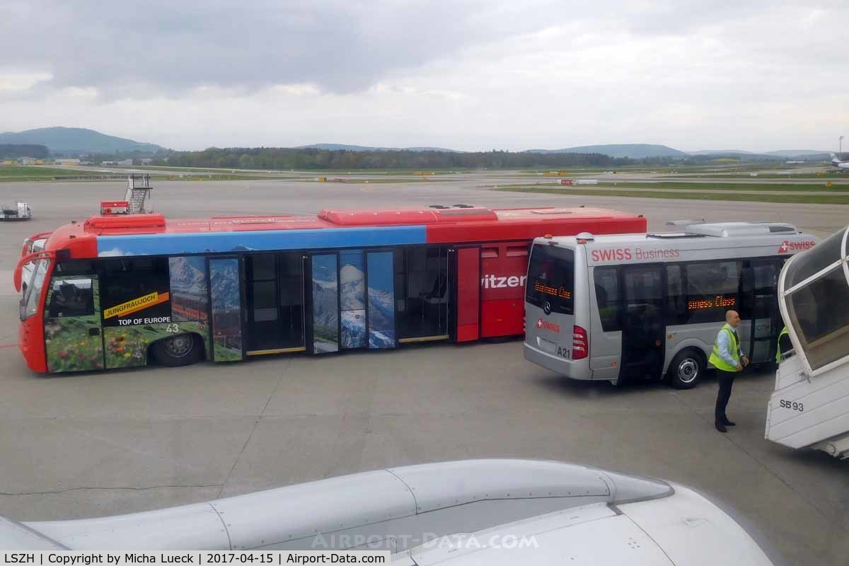 Zurich International Airport, Zurich Switzerland (LSZH) - Separate bus for business class passengers
