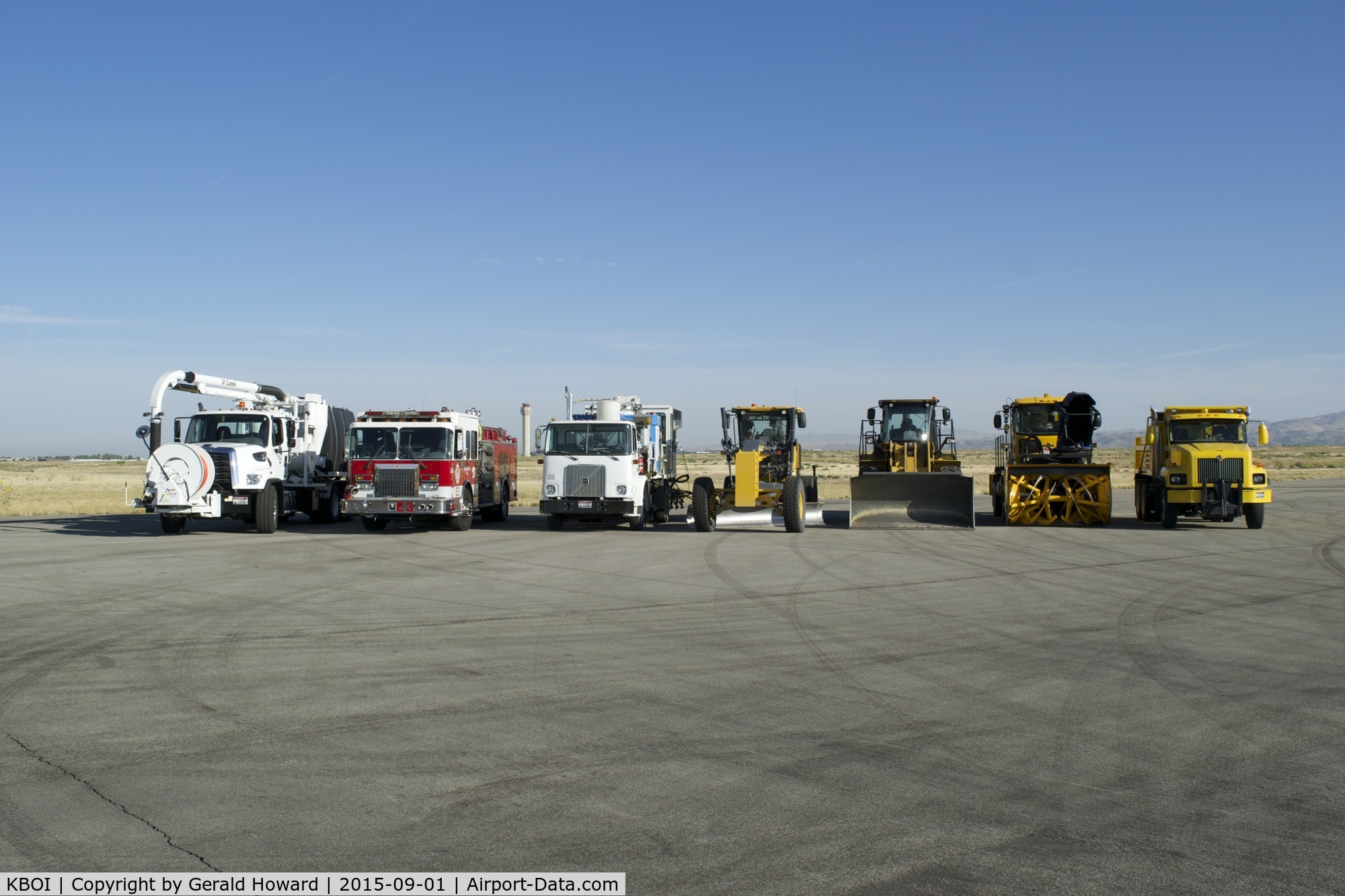 Boise Air Terminal/gowen Fld Airport (BOI) - Some of the vehicles used on the airport.