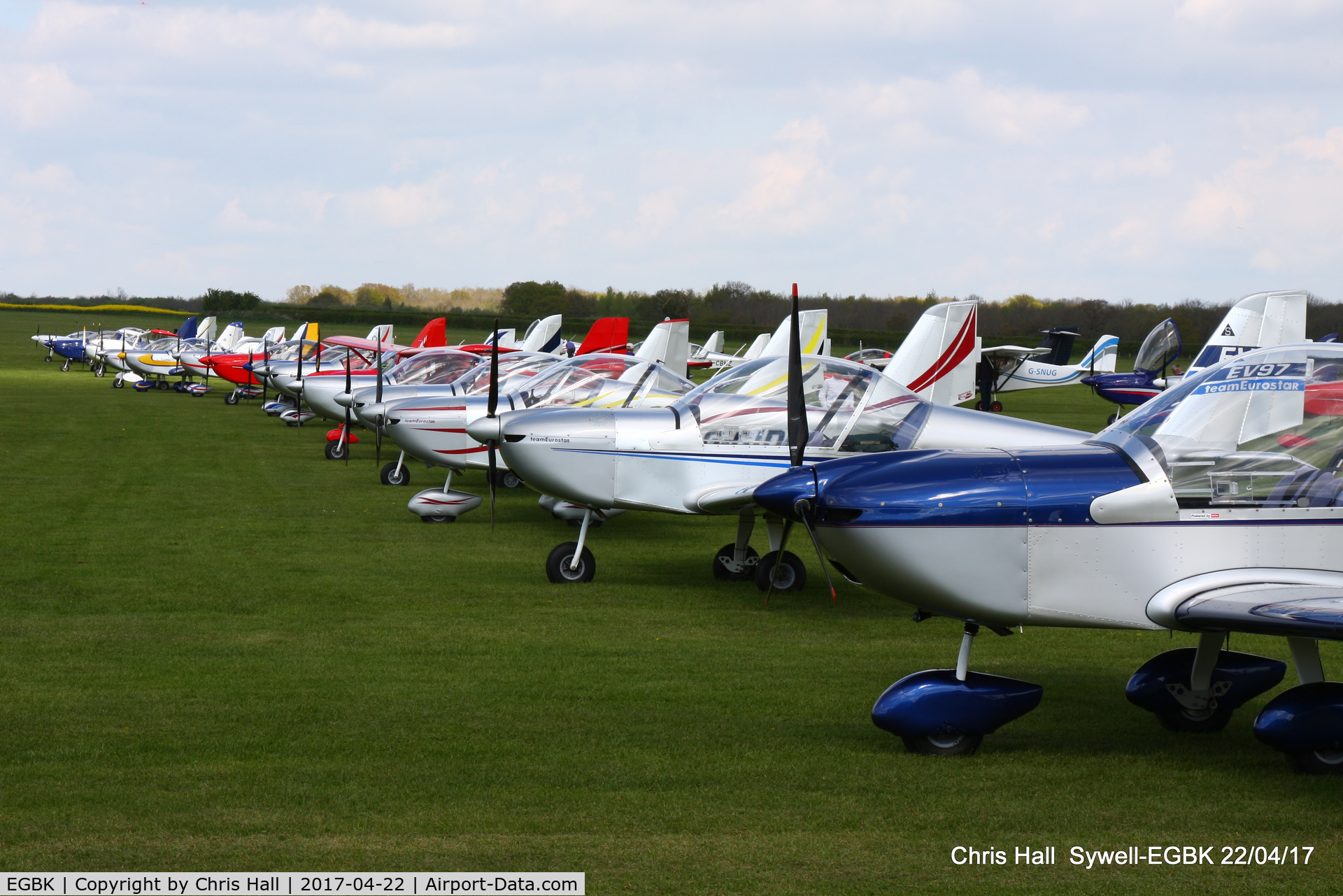 Sywell Aerodrome Airport, Northampton, England United Kingdom (EGBK) - at the EV-97 fly in. Sywell