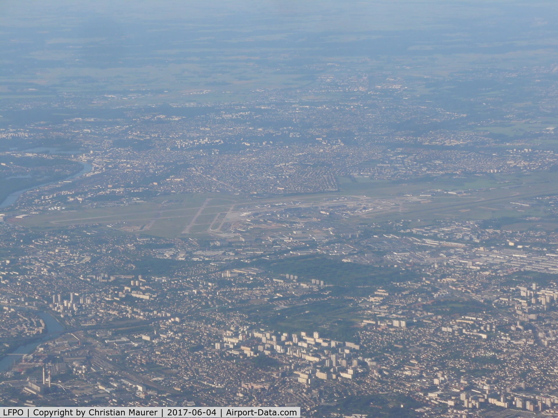Paris Orly Airport, Orly (near Paris) France (LFPO) - Taken from a Boeing 767 DL 228