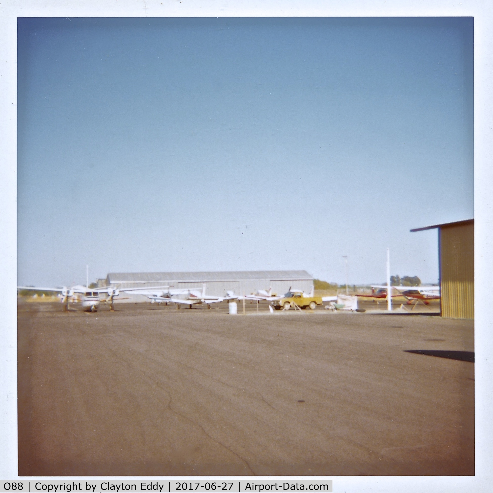 Rio Vista Municipal Airport (O88) - Old Rio Vista Airport California. New fuel pumps. 1975?