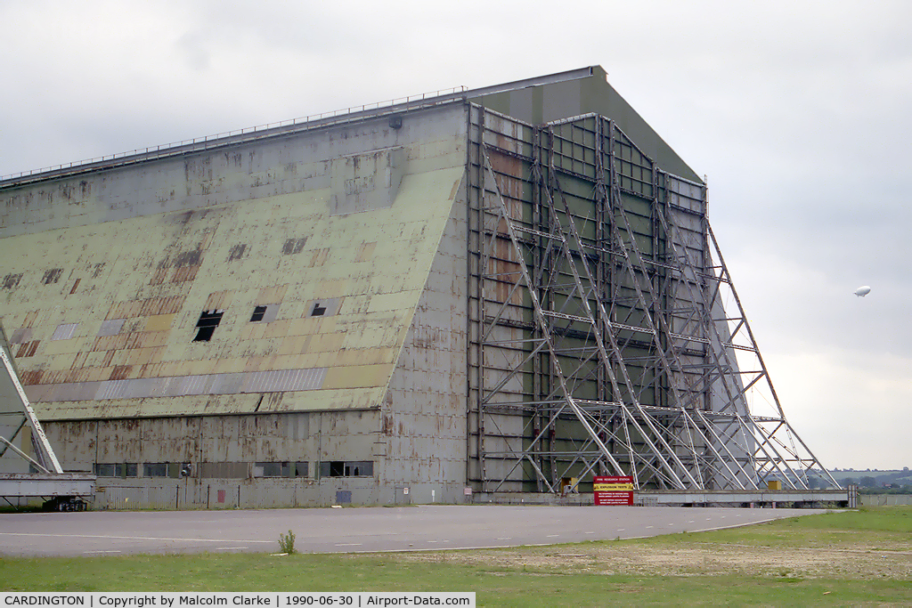 CARDINGTON Airport - One of two airship sheds at former RAF Cardington, built 1916 for the UK’s airship project. 