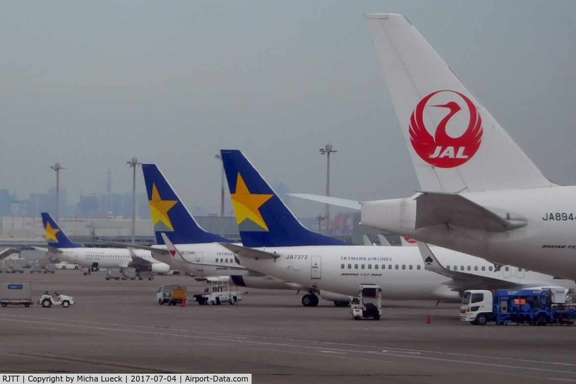 Tokyo International Airport (Haneda), Ota, Tokyo Japan (RJTT) - Love the heart on the winglet
