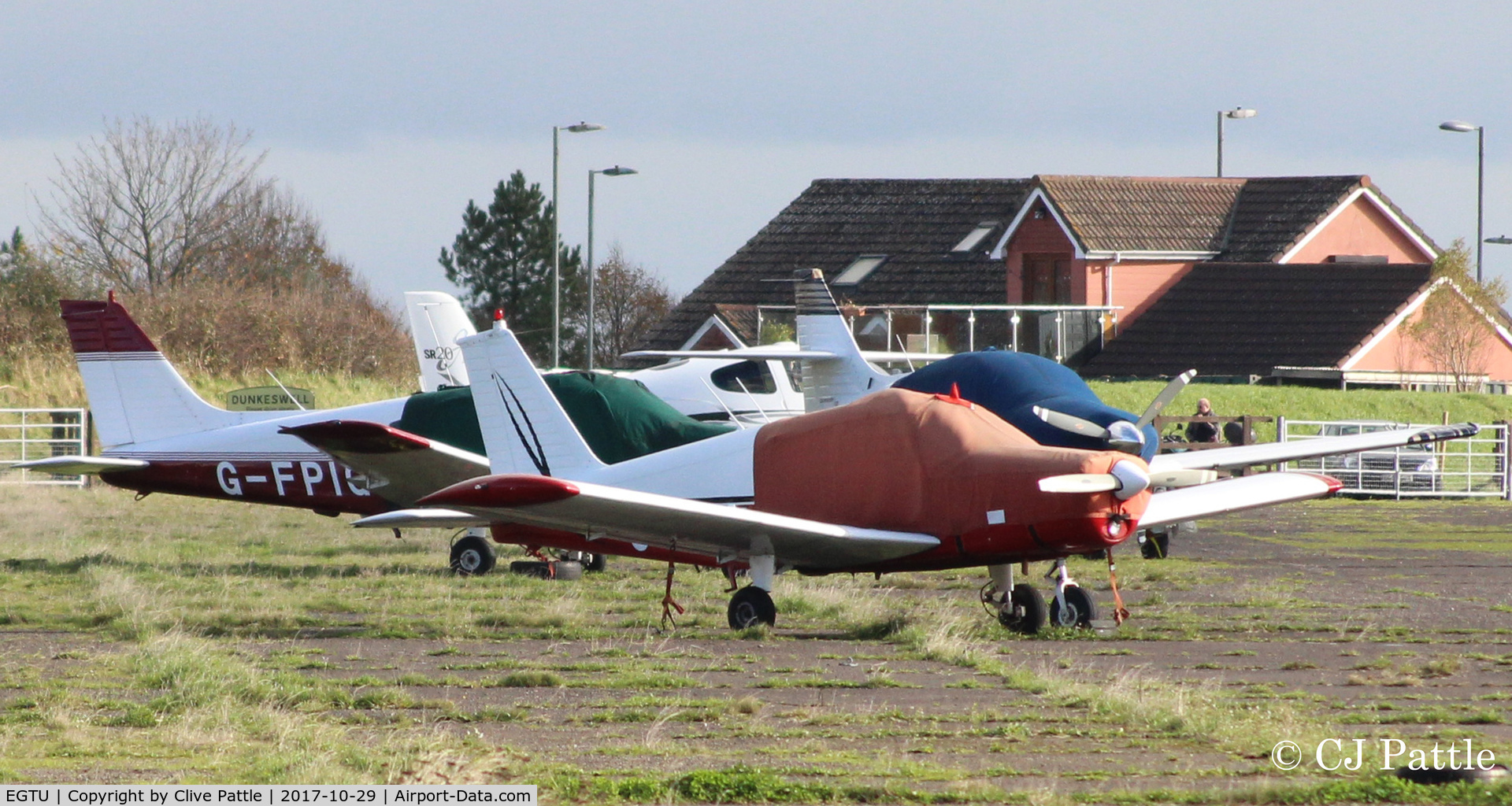 Dunkeswell Aerodrome Airport, Honiton, England United Kingdom (EGTU) - A gaggle of GA parked on a disused ww2 taxiway