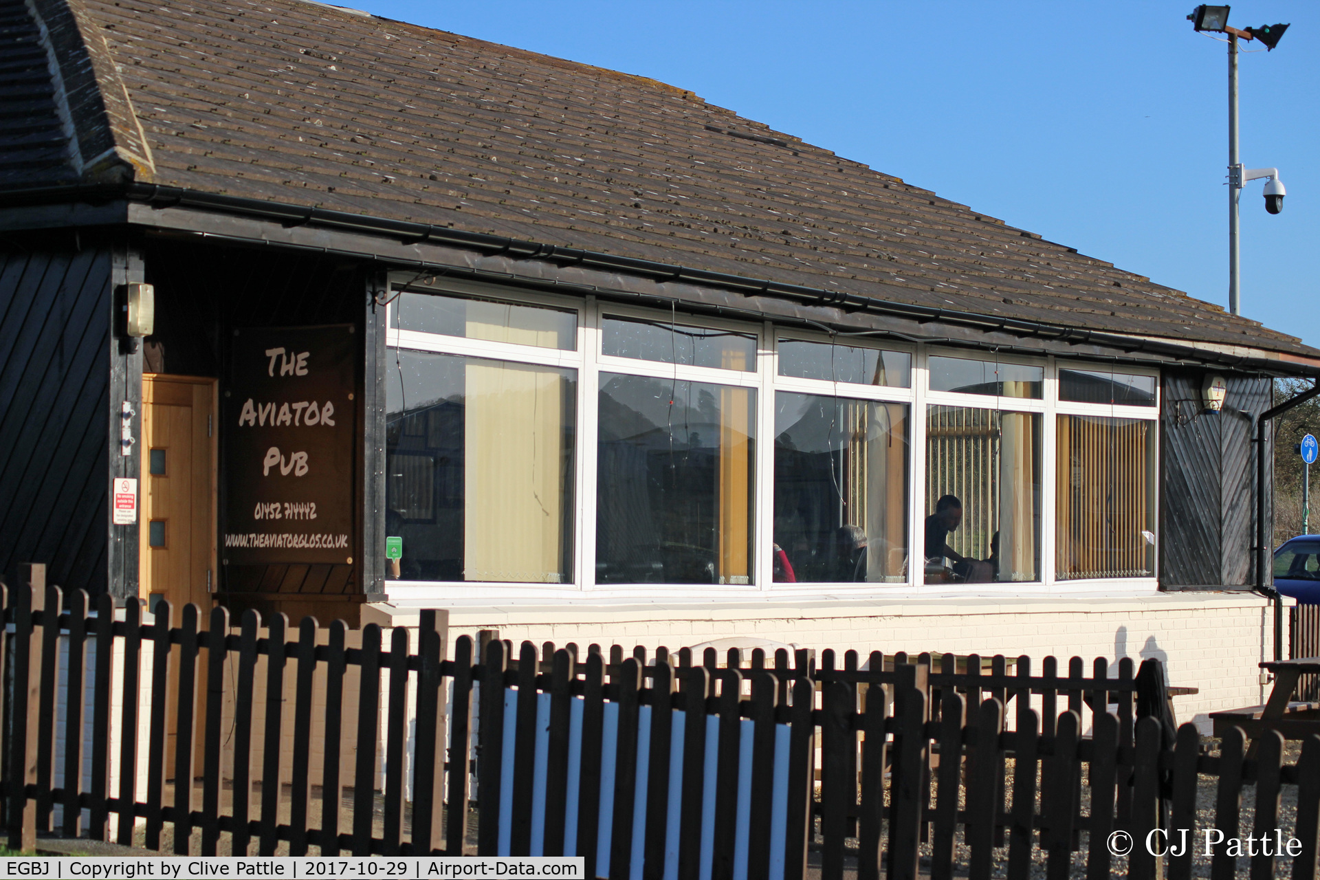 Gloucestershire Airport, Staverton, England United Kingdom (EGBJ) - The restaurant at EGBJ - excellent for spotters.