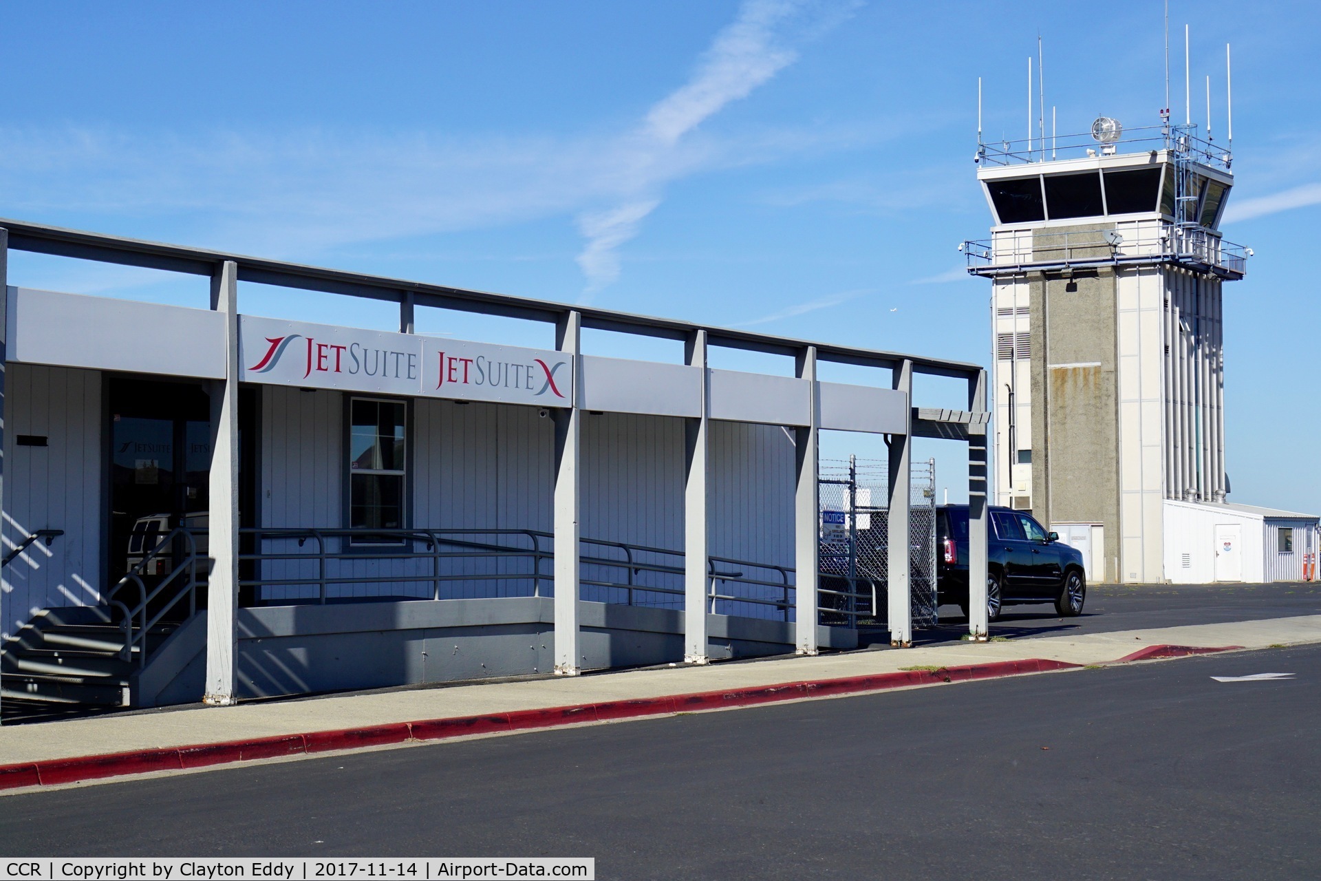 Buchanan Field Airport (CCR) - JetSuite terminal building at Buchanan Field. 2017.