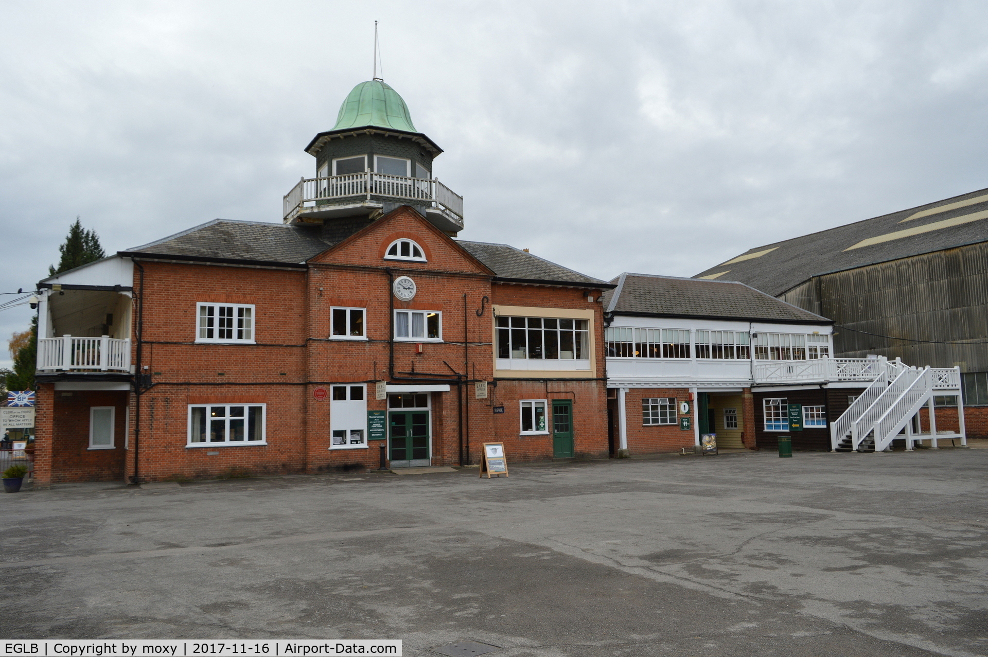 EGLB Airport - Club House at Brooklands Aerodrome, Weybridge, England.