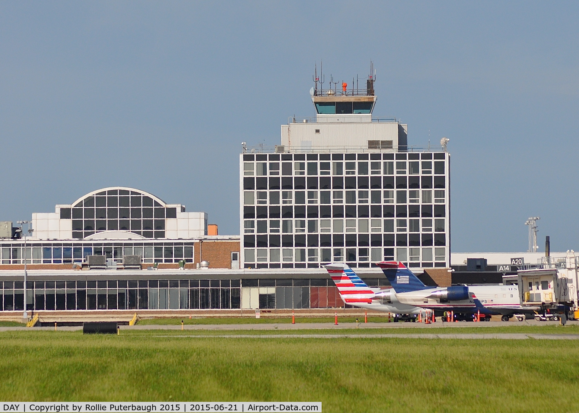 James M Cox Dayton International Airport (DAY) - Airside at the Dayton International Airport on June 21, 2015. Visit my blog by copy/paste http://public.fotki.com/Rollie08/ .