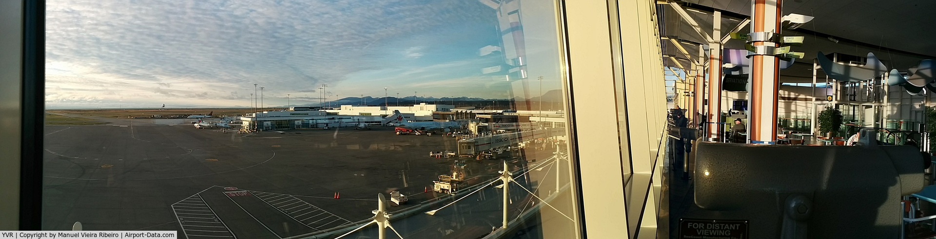 Vancouver International Airport, Vancouver, British Columbia Canada (YVR) - View from the Observation Deck