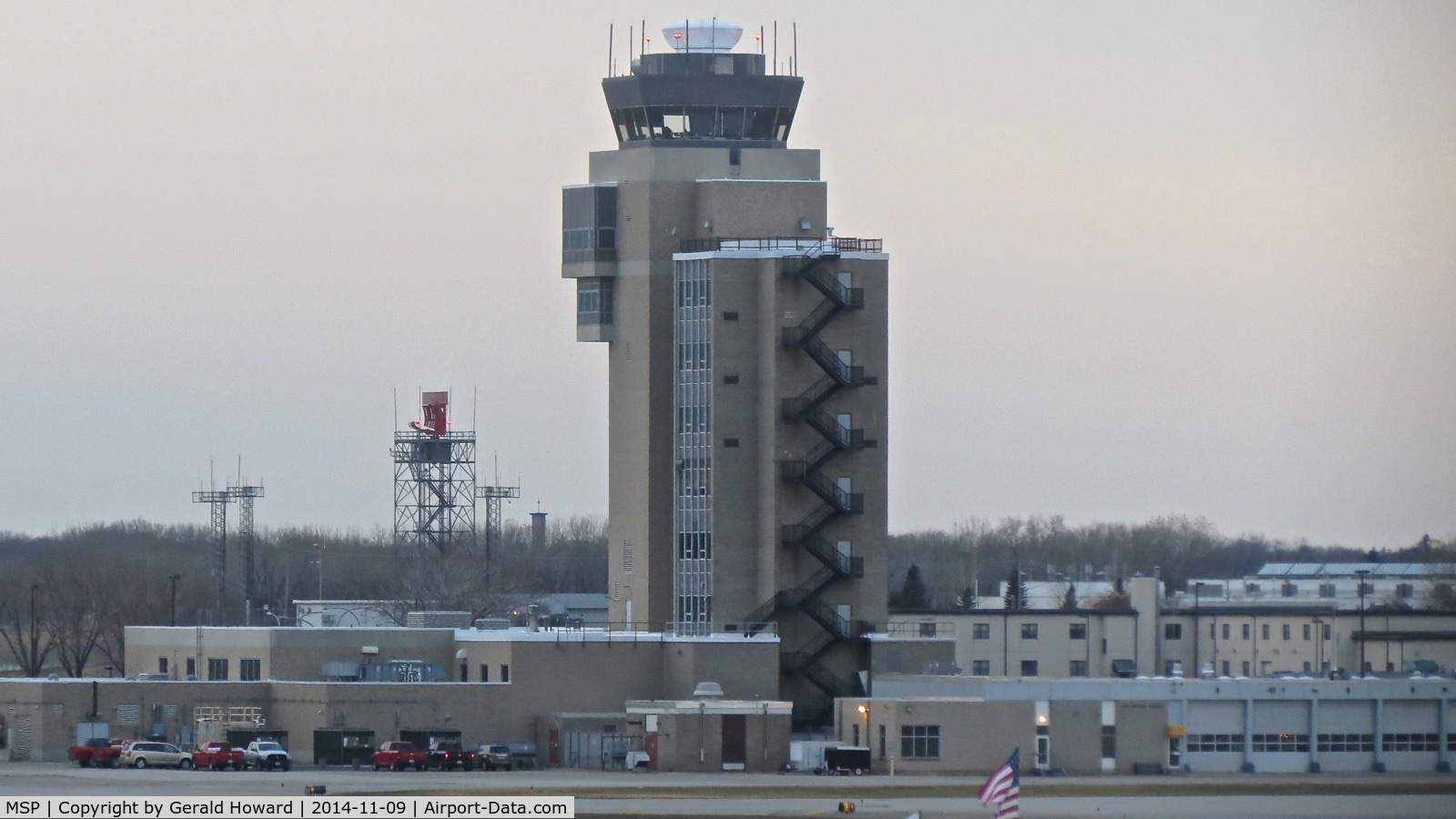Minneapolis-st Paul Intl/wold-chamberlain Airport (MSP) - The control tower.