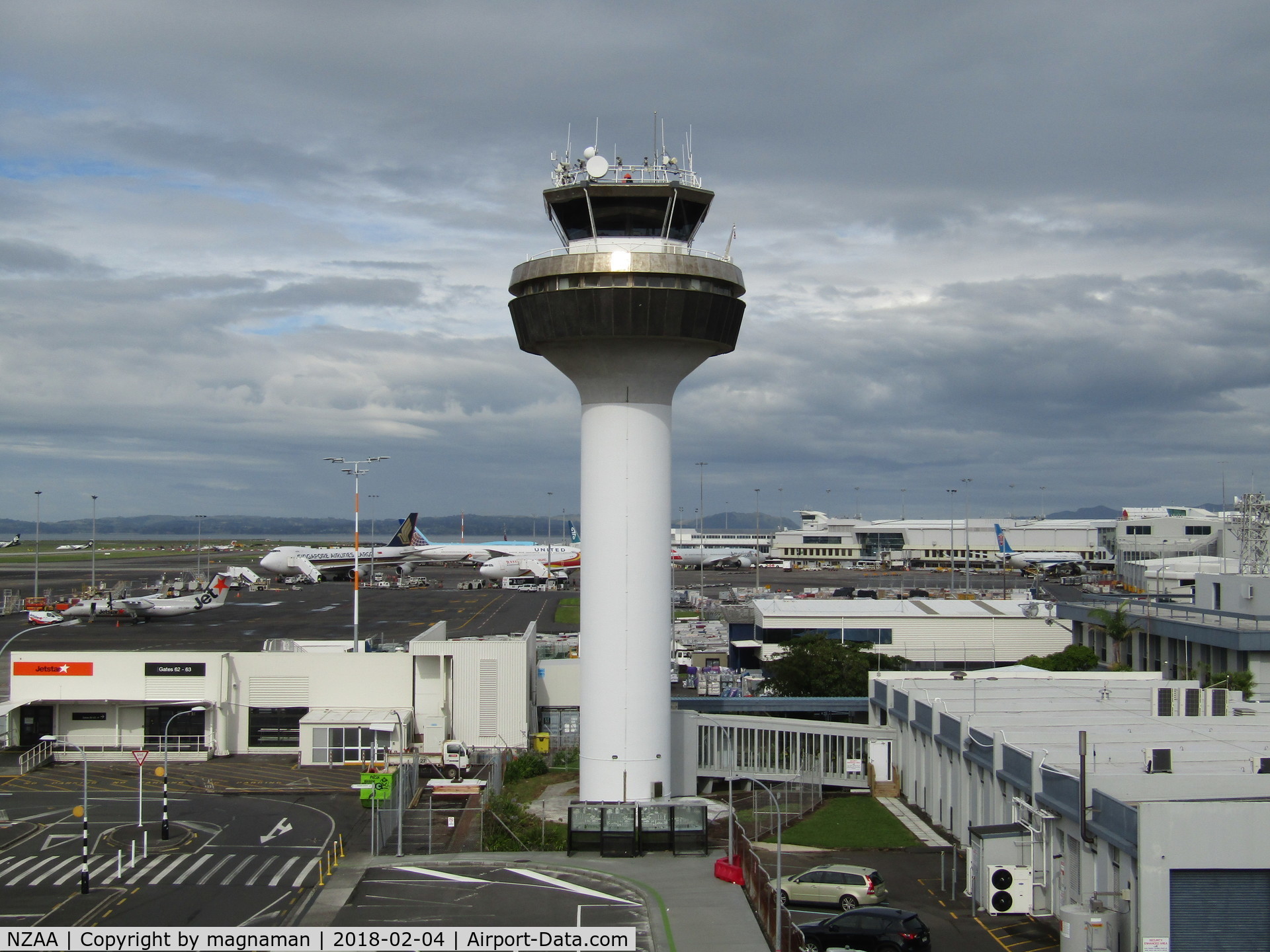 Auckland International Airport, Auckland New Zealand (NZAA) - tower from car park