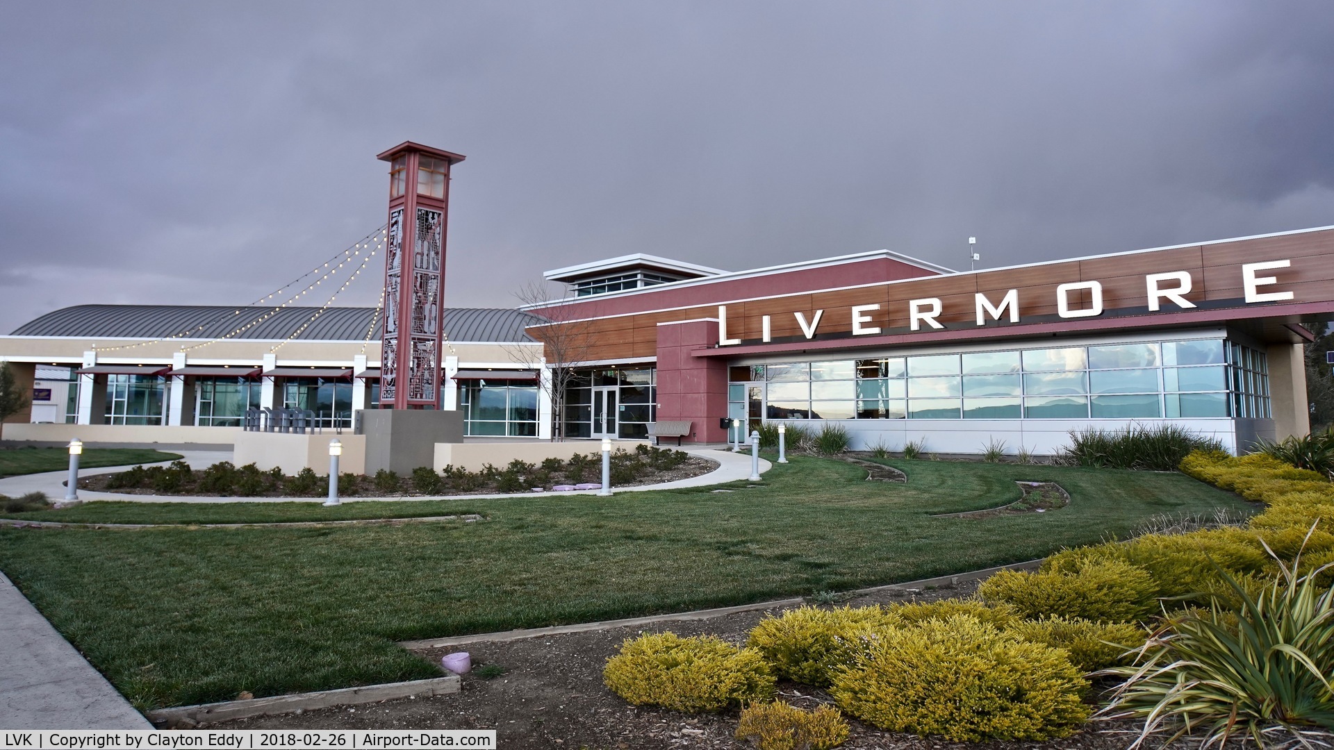 Livermore Municipal Airport (LVK) - Livermore Airport terminal building. 2018.