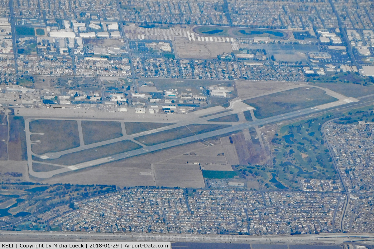 Los Alamitos Aaf Airport (SLI) - Taken from B737-800 (N3749D) LAX-CUN