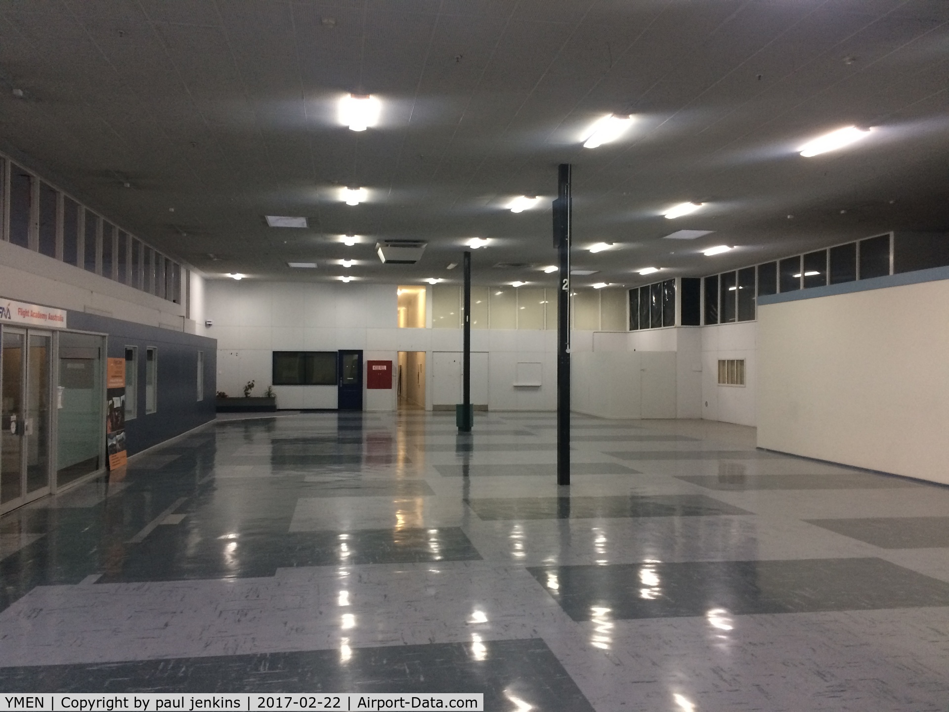 Essendon Airport, Essendon North, Victoria Australia (YMEN) - Interior of the main Essendon Airport terminal is almost untouched since the 1960s with the original lino floor and fittings. 