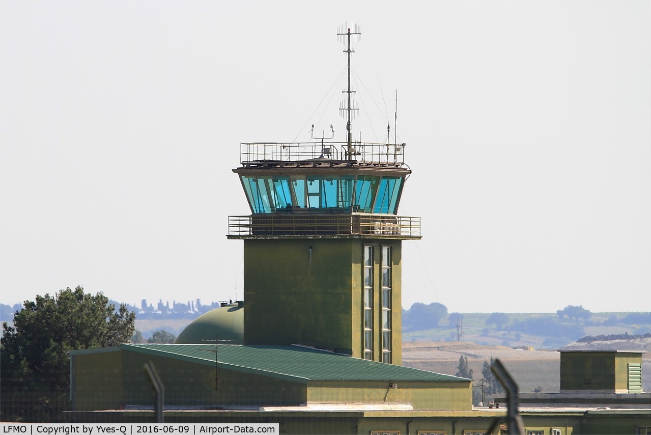 Orange Caritat Airport, Orange France (LFMO) - Control tower, Orange-Caritat Air Base 115 (LFMO-XOG)