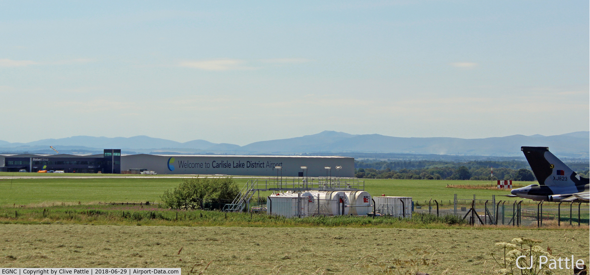 Carlisle Airport, Carlisle, England United Kingdom (EGNC) - A view of the new terminal and facilities at Carlisle, due to open in September 2018. Stobart Air to provide daily services to Belfast, Dublin and Southend using ATR-42 aircraft.