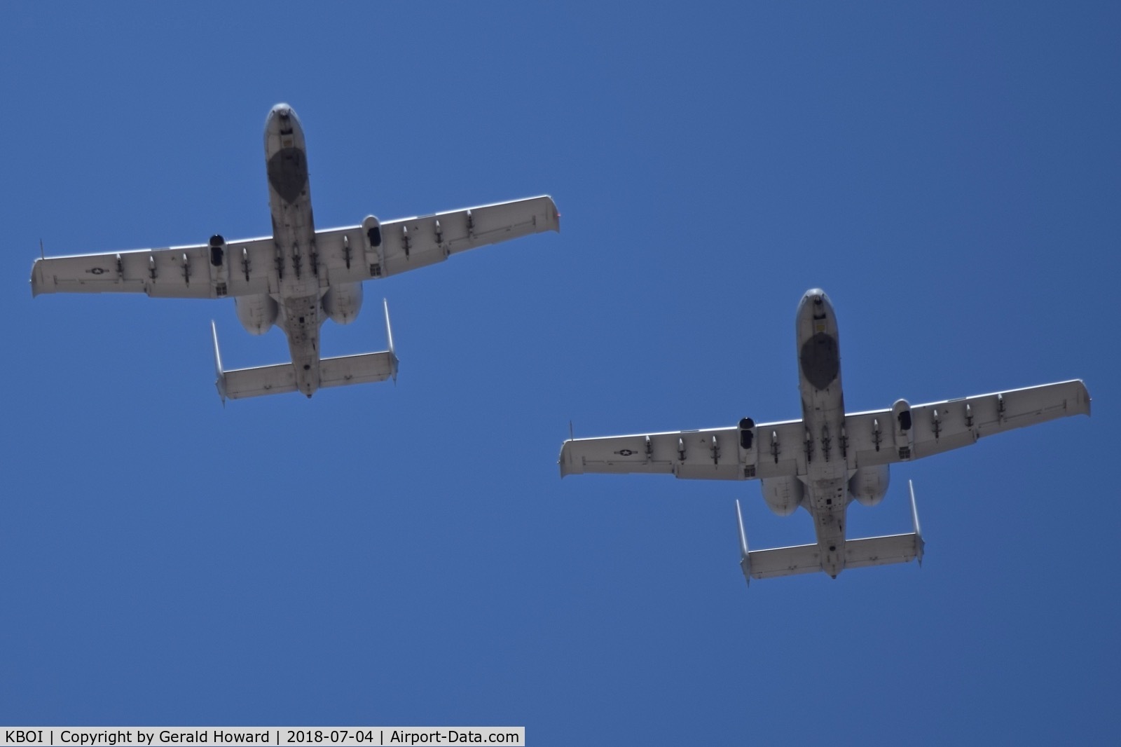 Boise Air Terminal/gowen Fld Airport (BOI) - Two A-10C from the 190th Fighter Sq., 124th Fighter Wing, Idaho ANG.