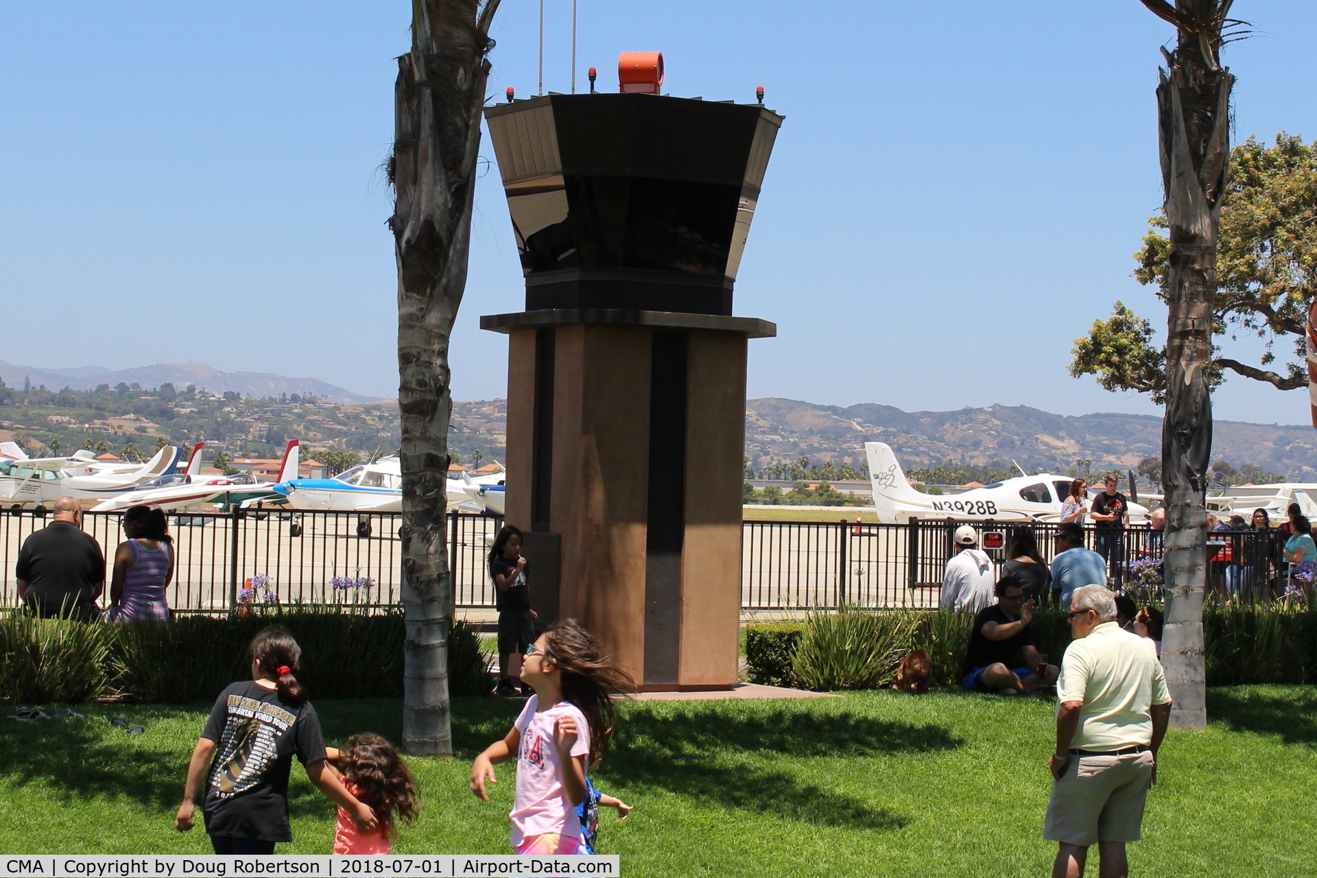 Camarillo Airport (CMA) - Camarillo Airport View Park behind the Waypoint Restaurant with miniature Control Tower and live audio from aircraft and CMA Tower with rotating beacon. Quite the attraction!
