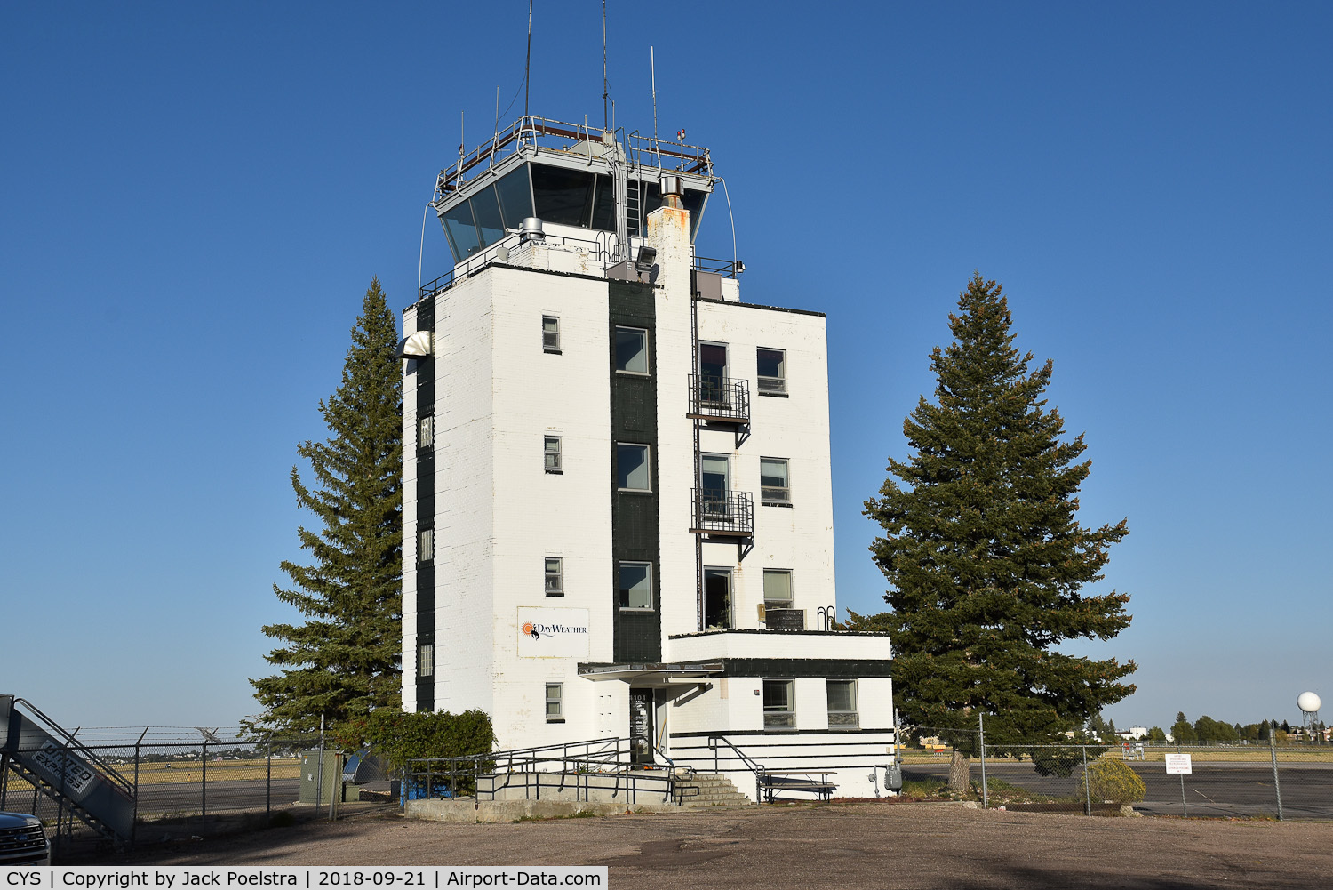 Cheyenne Rgnl/jerry Olson Field Airport (CYS) - Tower of Cheyenne airport (out of order)