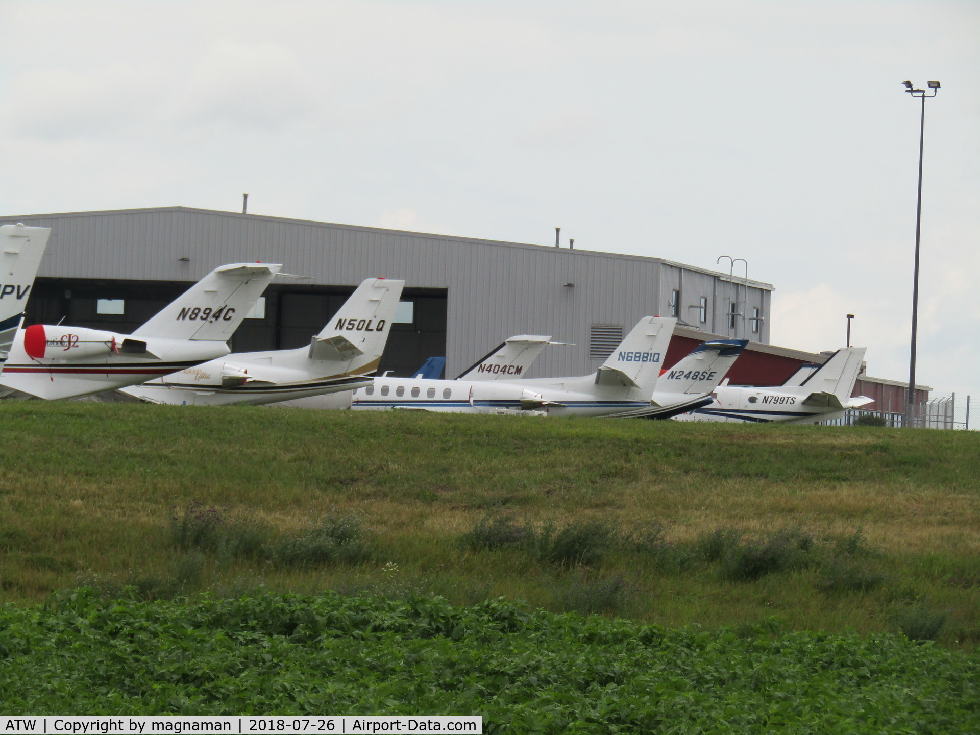 Outagamie County Regional Airport (ATW) - busy ramp during EAA 18