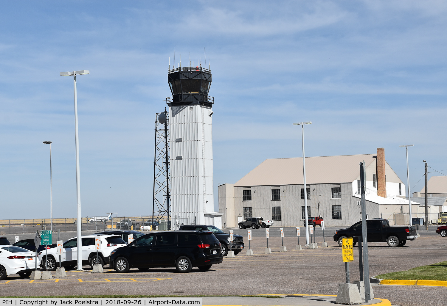 Pocatello Regional Airport (PIH) - ATC tower of Pocatello Rgnl airport ID