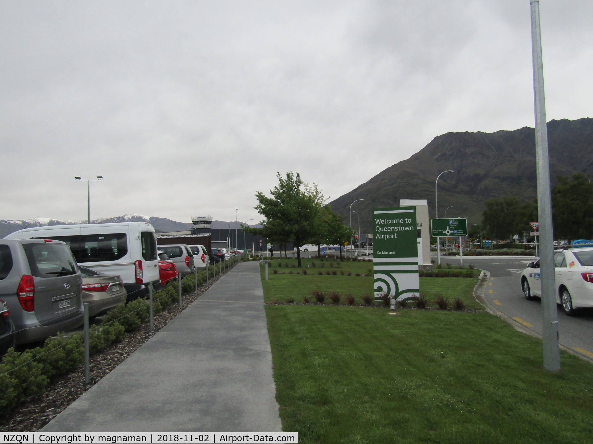 Queenstown Airport, Queenstown New Zealand (NZQN) - at entrance off main road