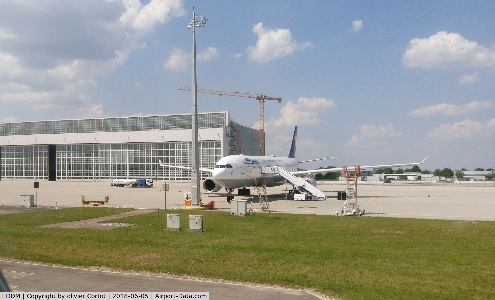 Munich International Airport (Franz Josef Strauß International Airport), Munich Germany (EDDM) - view from the taxiway