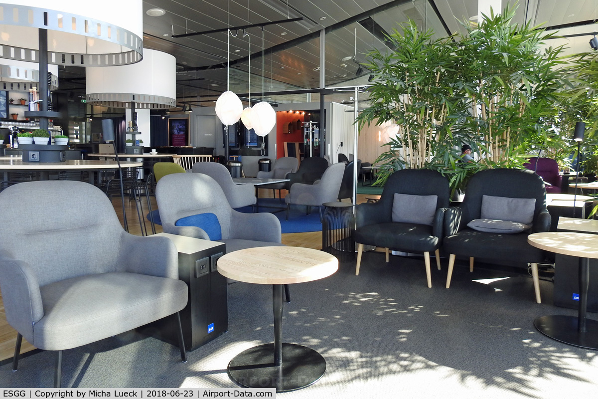 Göteborg-Landvetter Airport, Göteborg Sweden (ESGG) - The beautiful SAS lounge at GOT