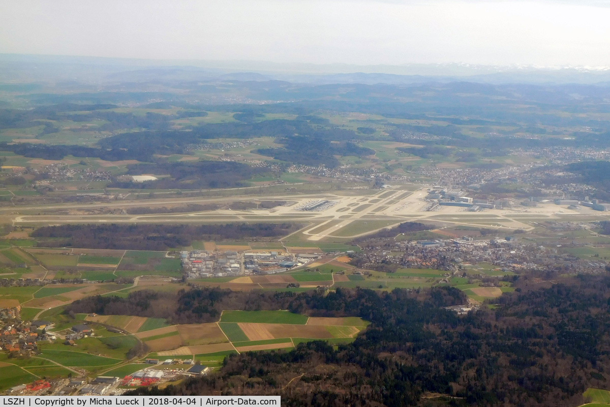 Zurich International Airport, Zurich Switzerland (LSZH) - Taken from HB-JVO (ZRH-FLR)
