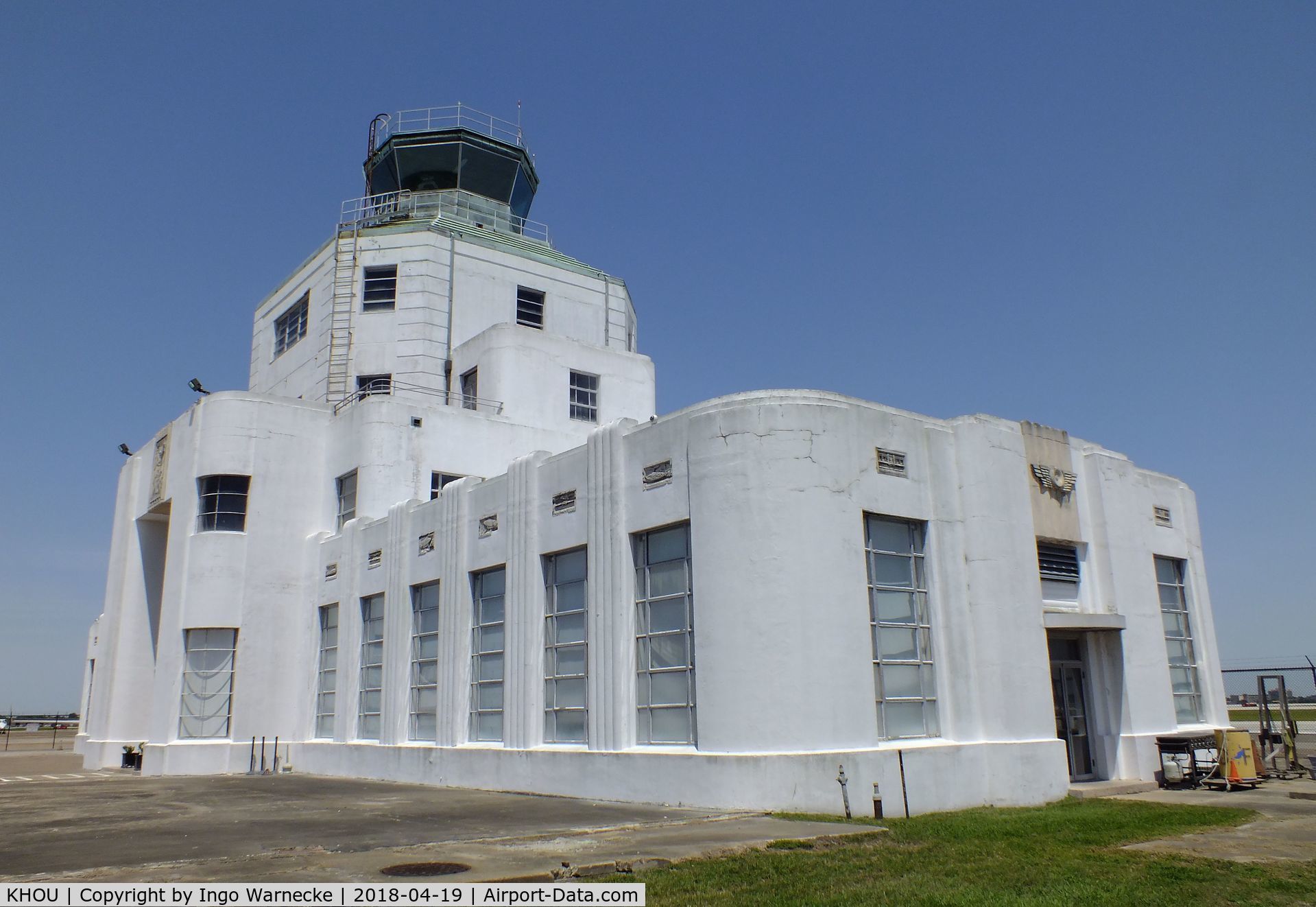 William P Hobby Airport (HOU) - the Houston Municipal Airport terminal building - restored and maintained by volunteers and staff of the 1940 Air Terminal Museum