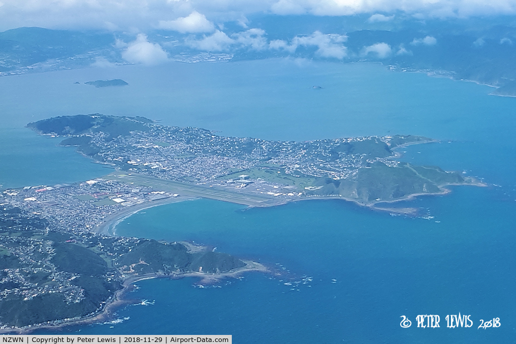 Wellington International Airport, Wellington New Zealand (NZWN) - From the climb out, tracking north.