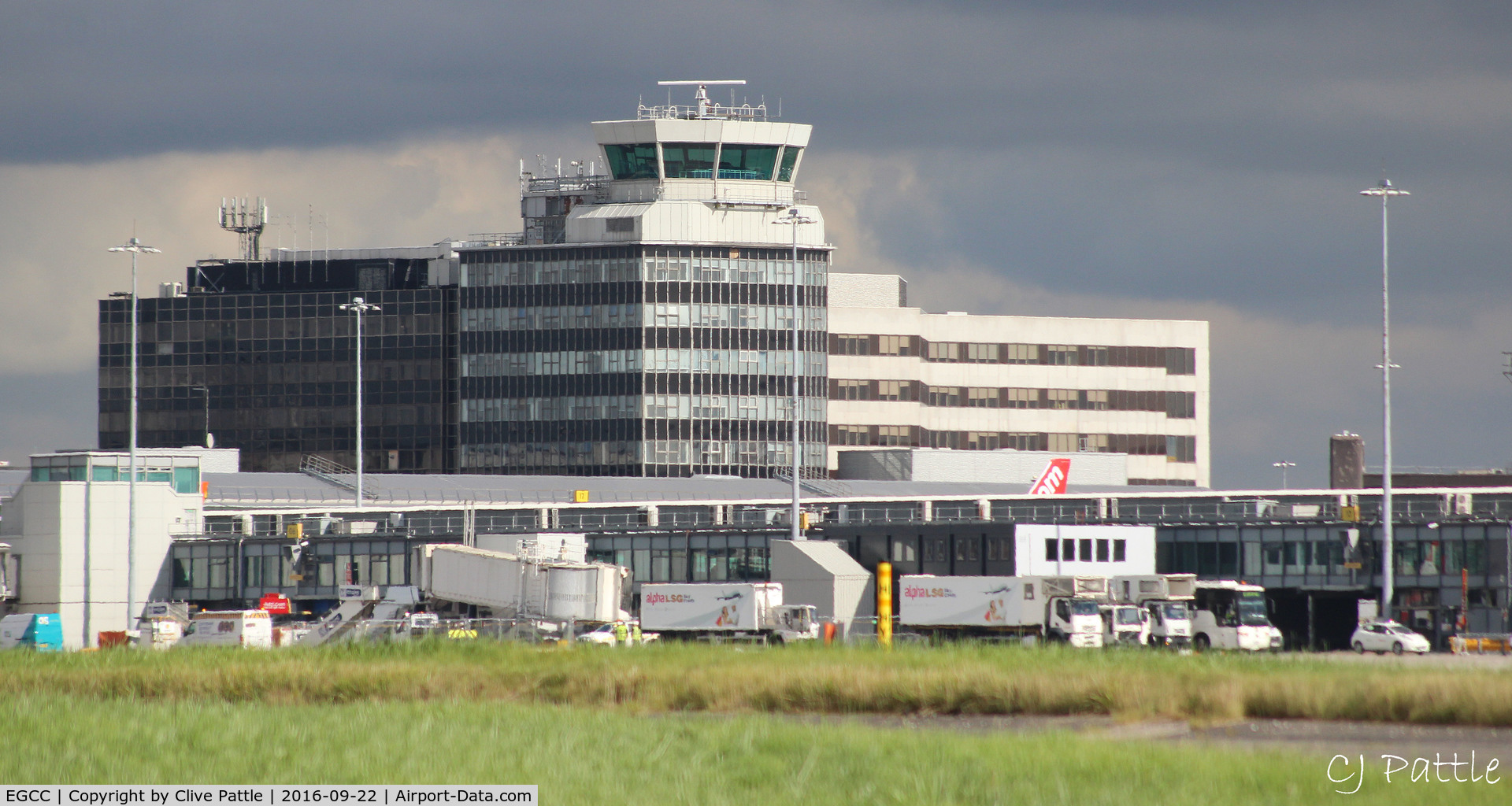 Manchester Airport, Manchester, England United Kingdom (EGCC) - Terminal view @ EGCC
