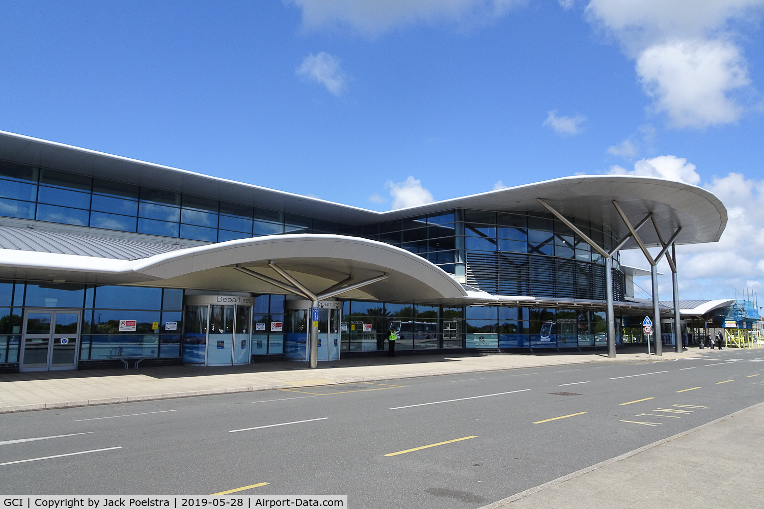 Guernsey Airport, Guernsey, Channel Islands United Kingdom (GCI) - Passenger terminal of Guernsey airport