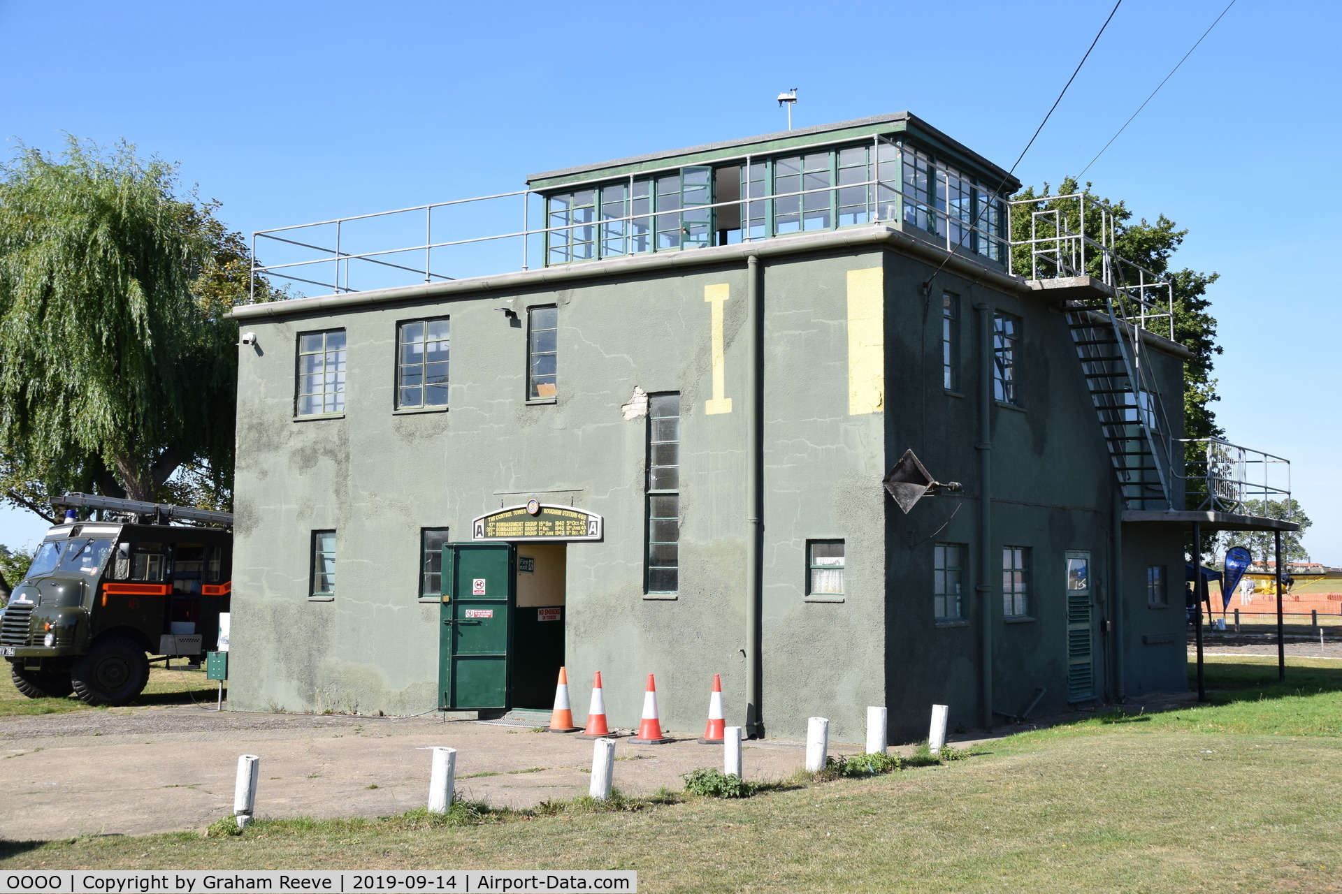 OOOO Airport - Control Tower at Rougham, Bury St Edmunds, UK.