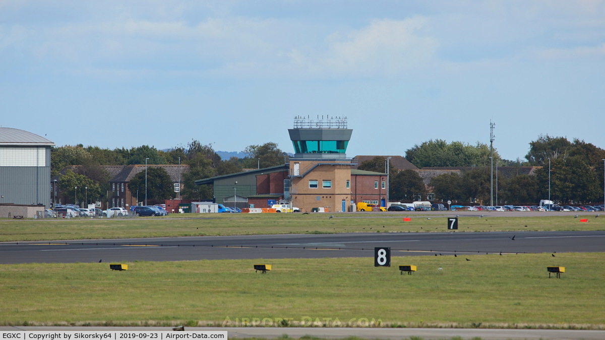 RAF Coningsby Airport, Coningsby, England United Kingdom (EGXC) - Tower RAF Coningsby Air Base.