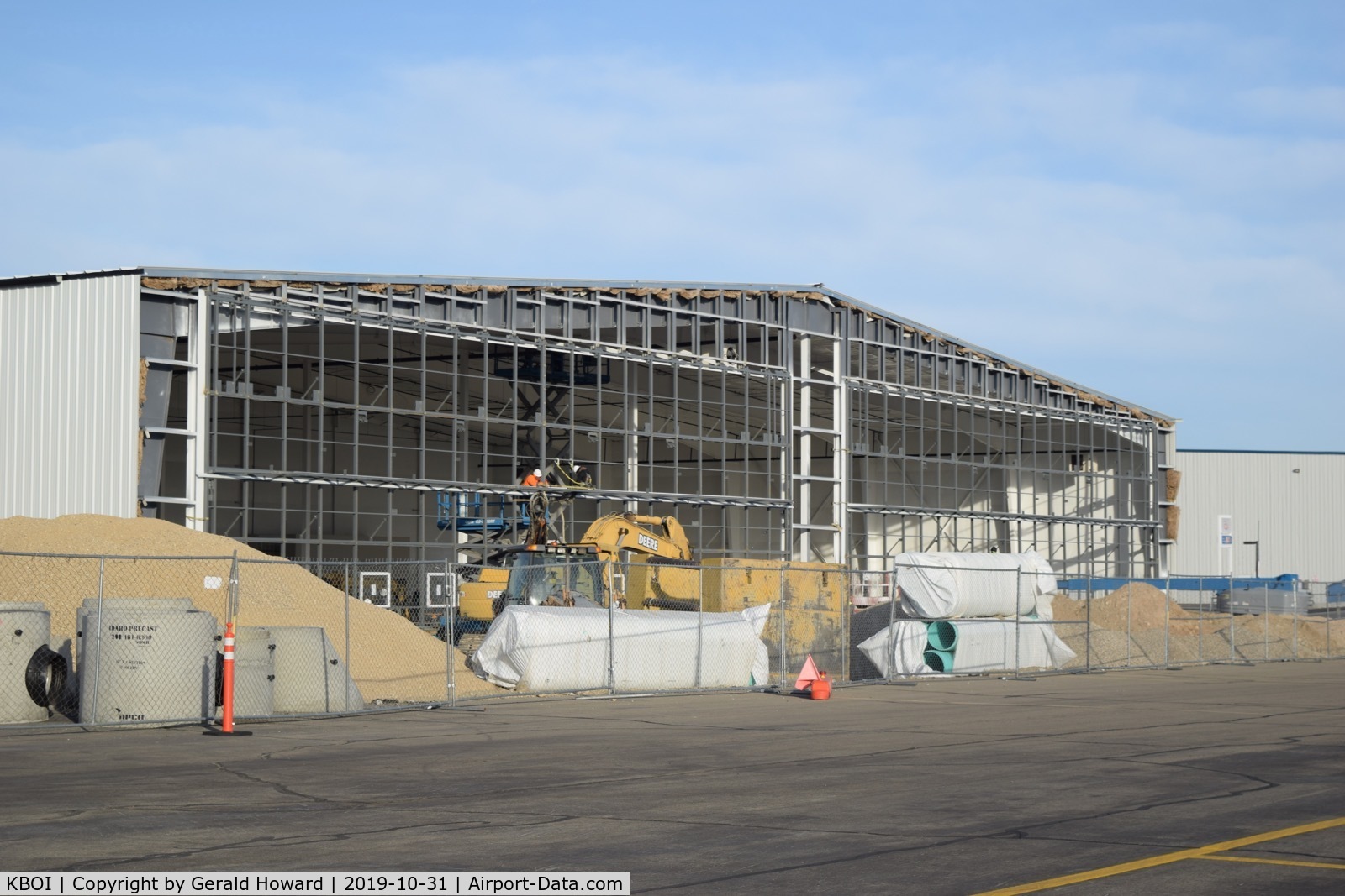 Boise Air Terminal/gowen Fld Airport (BOI) - Starting work on the doors.