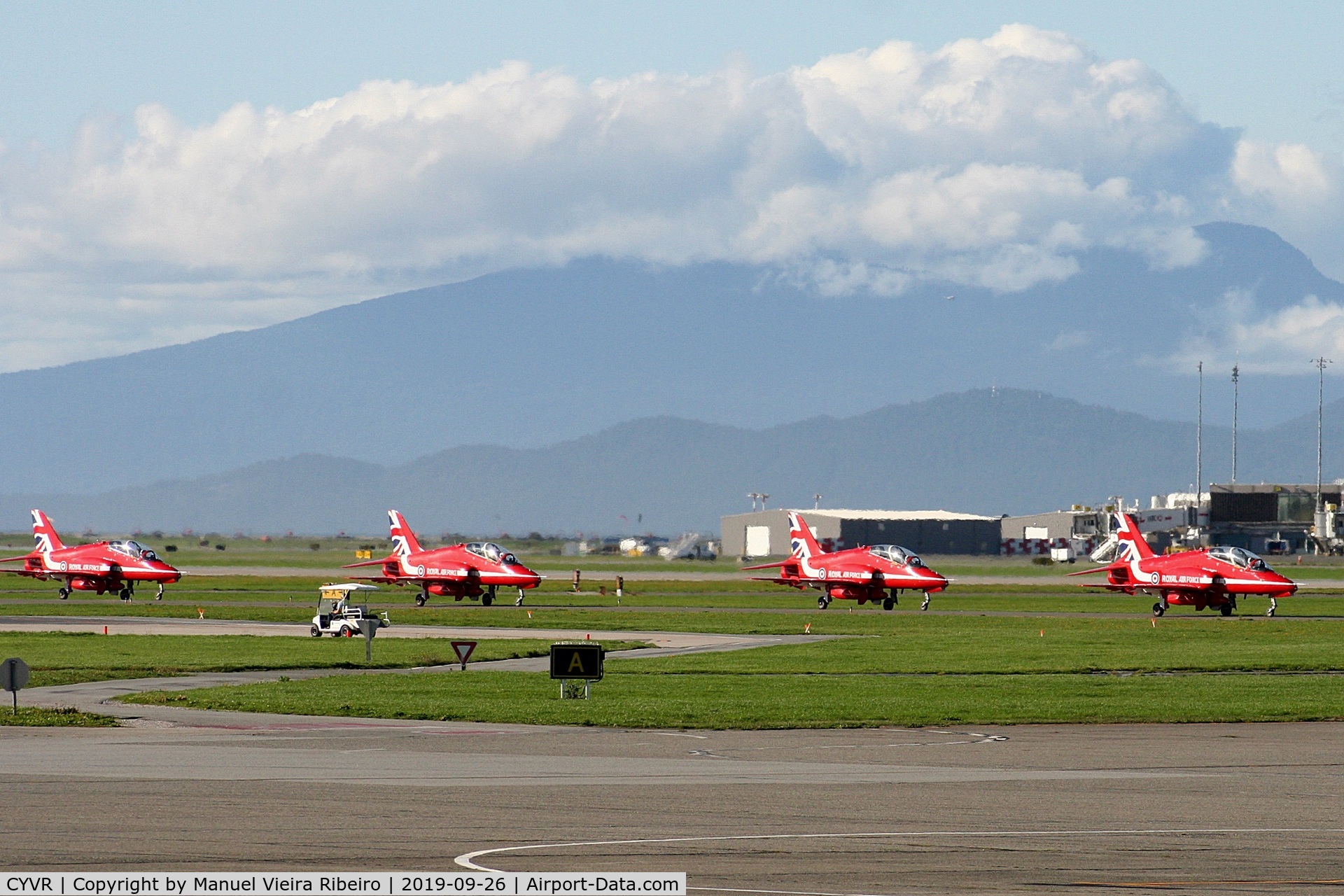 Vancouver International Airport, Vancouver, British Columbia Canada (CYVR) - Red Arrows 2019 North American tour