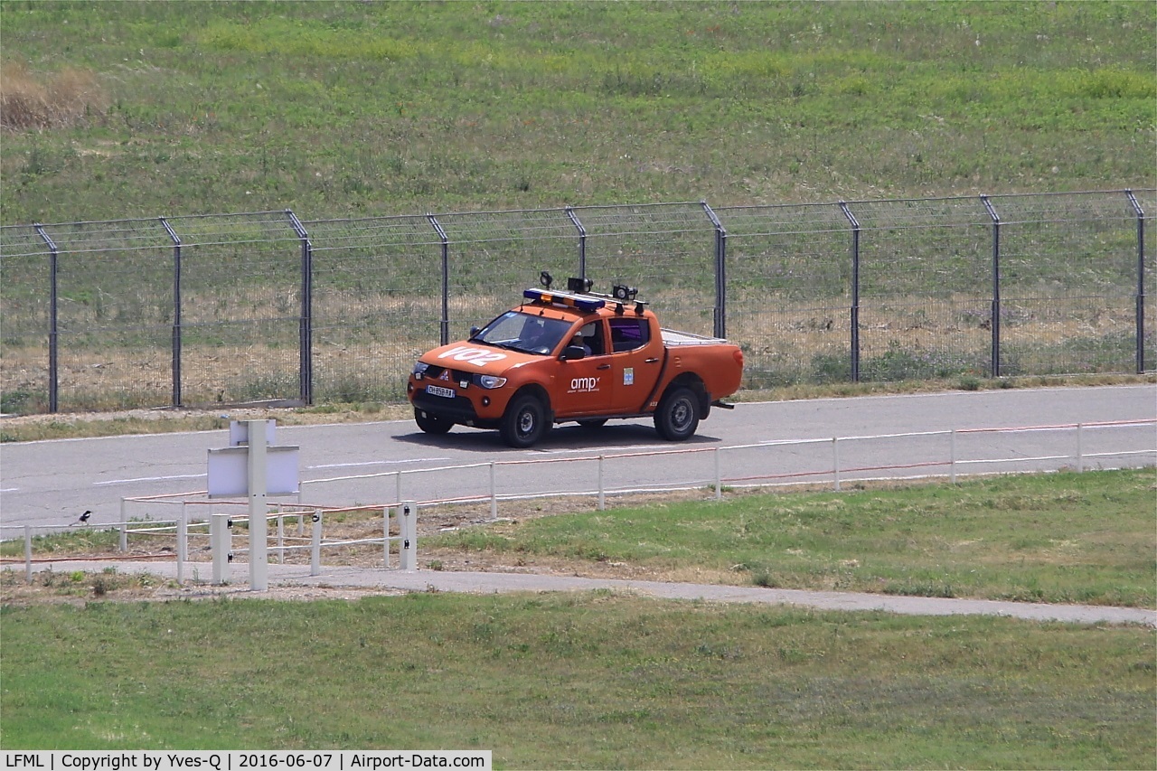 Marseille Provence Airport, Marseille France (LFML) - Security patrol, Marseille-Provence airport (LFML-MRS)