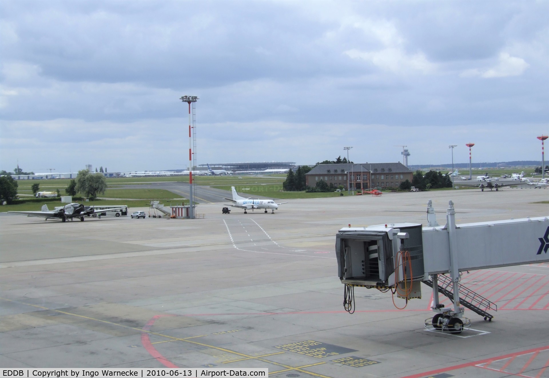 Berlin Brandenburg International Airport, Berlin Germany (EDDB) - looking at the apron at Schönefeld airport