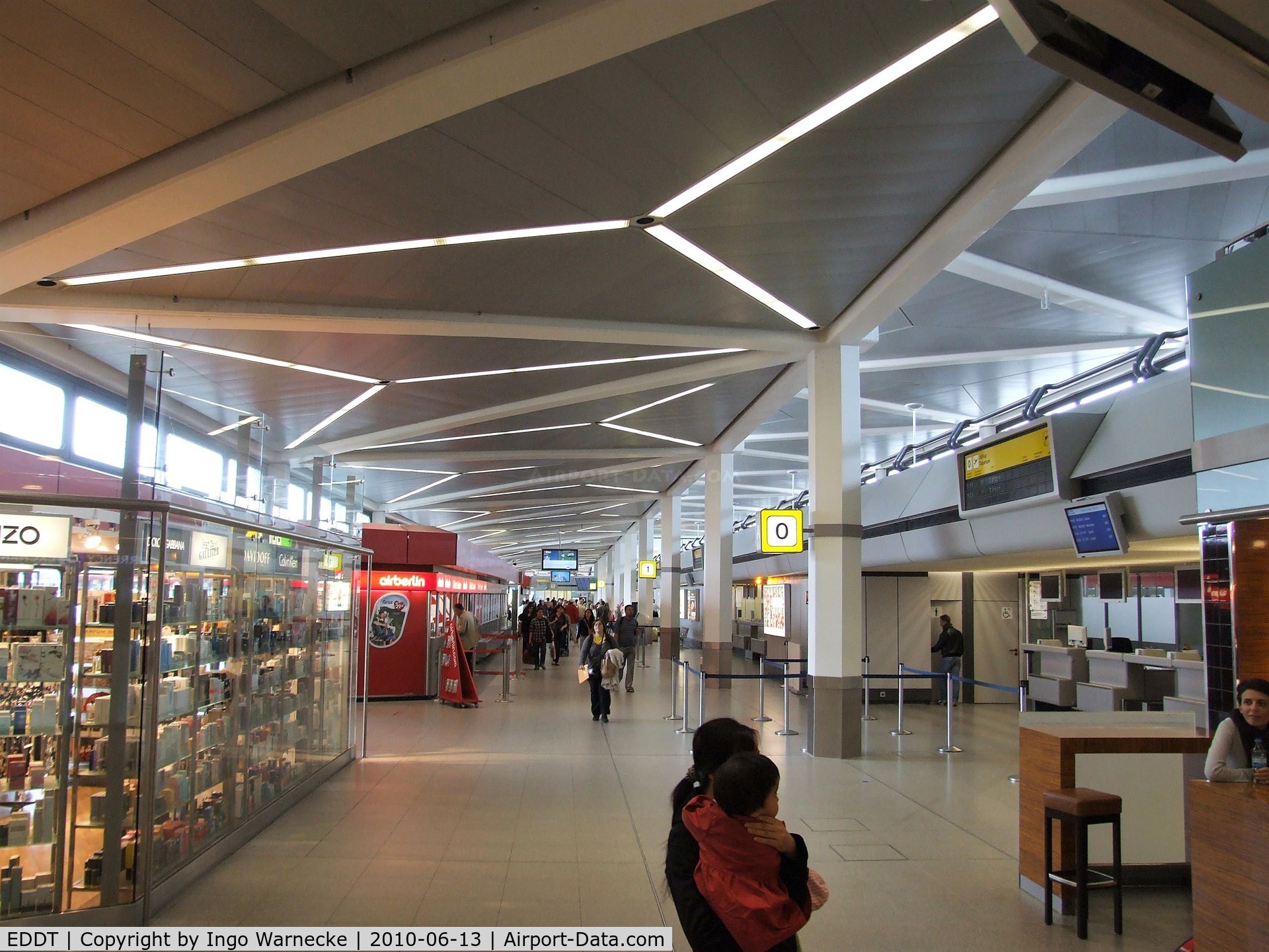 Tegel International Airport (closing in 2011), Berlin Germany (EDDT) - inside the main terminal at Berlin Tegel airport