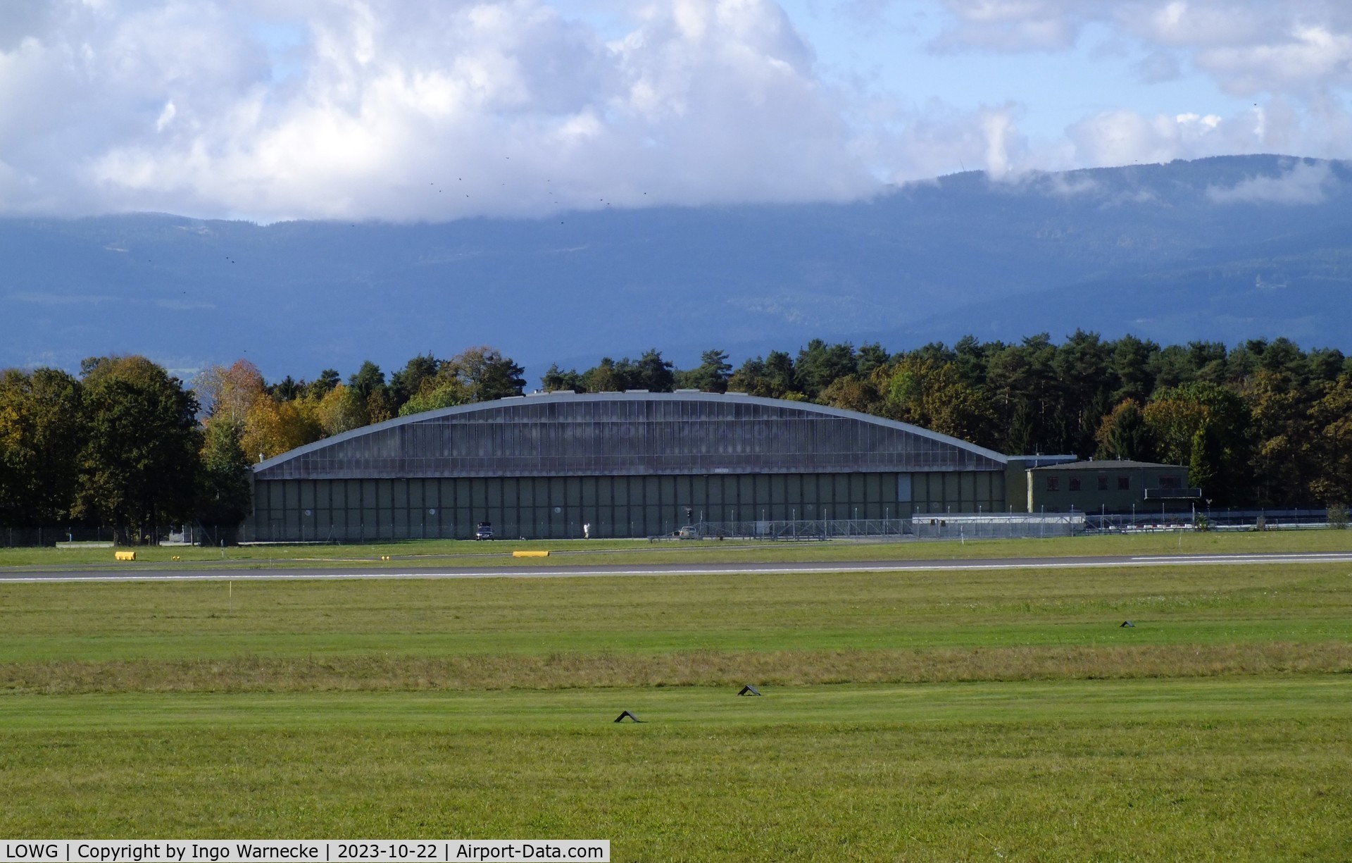 Graz Airport, Graz Austria (LOWG) - hangar on the western side of Graz airport