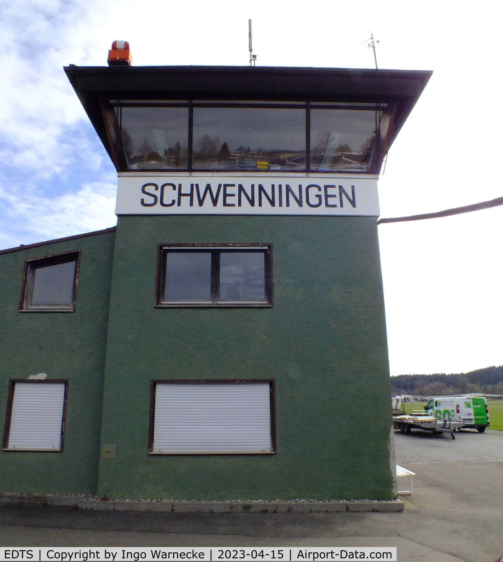 EDTS Airport - the tower at Schwenningen airfield