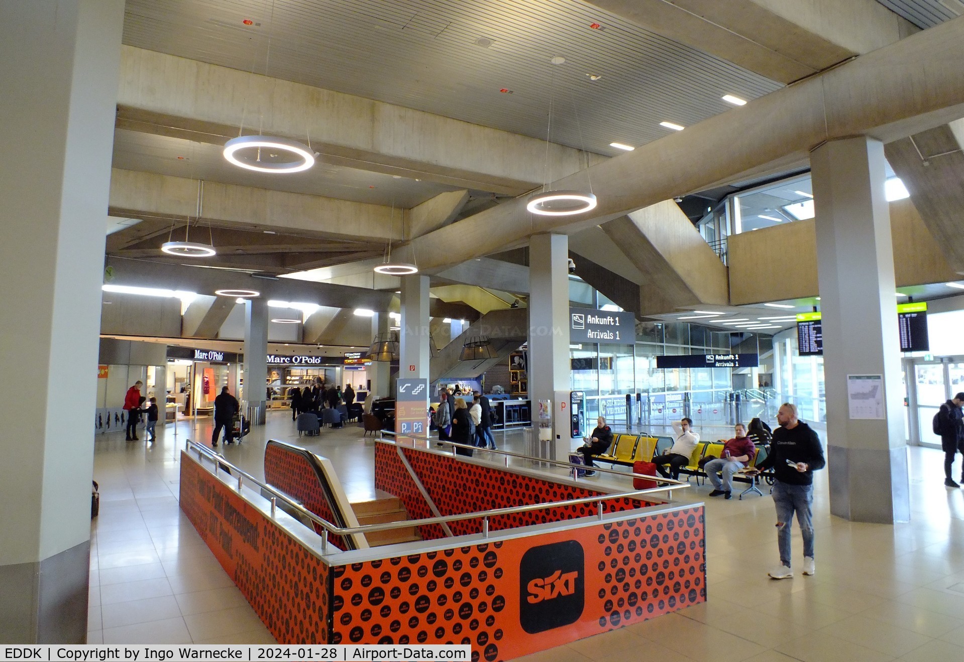 Cologne Bonn Airport, Cologne/Bonn Germany (EDDK) - inside central part of terminal 1 at Köln/Bonn airport