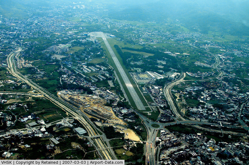 Shek Kong Airfield Airport, Shek Kong Hong Kong (VHSK) - Overhead VHSK
