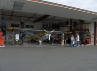 Santa Paula Airport (SZP) - Aviation Museum of Santa Paula, Hangar 7, The Dewey hangar - by Doug Robertson