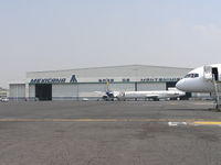 Lic. Benito Juárez International Airport - Mexicana Maintenance Base - by John J. Boling