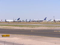 Phoenix Goodyear Airport (GYR) - Airliners in storage at Goodyear Airport (Phoenix) - by John J. Boling