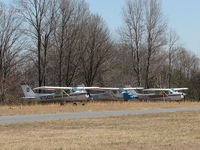 Air Harbor Airport (W88) - Flight line on North side of 27. - by Sam Andrews