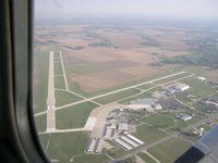 St Louis Regional Airport (ALN) - Leaving the area after a few touch and gos in a C.152.  Summer 2005 - by Chris Declama